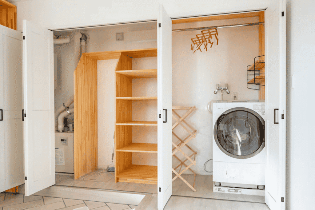Hilltop Niseko laundry machine