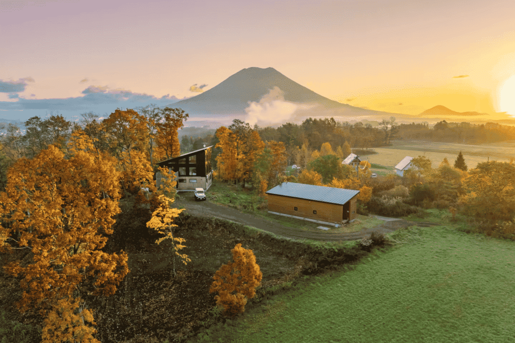 Hilltop Niseko exterior with yotei