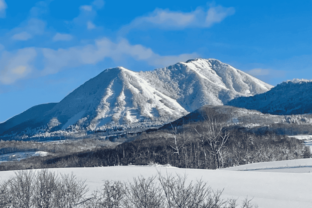 Rusutsu Block A winter mountain view