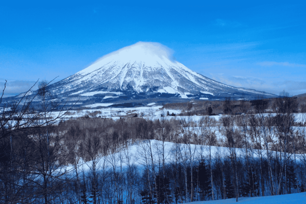 Rusutsu Land Block B winter Yotei Aerial shot