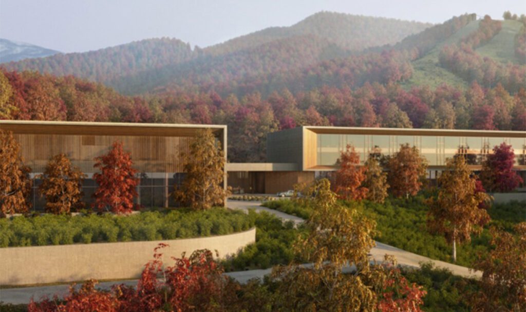 Aman Niseko outdoors in autumn