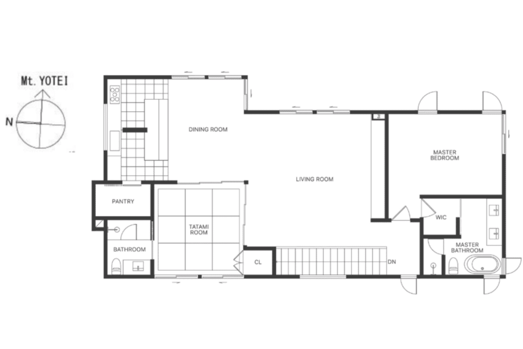 Niseko Loop Middle size Floor Plan