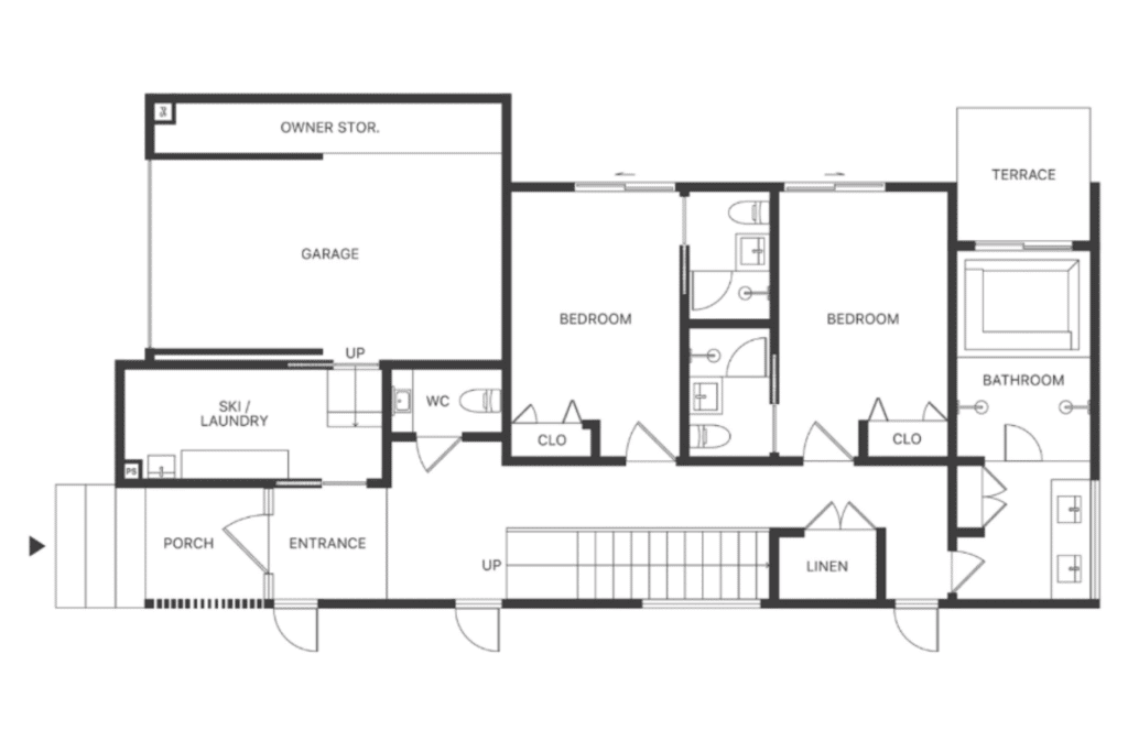 Niseko Loop Middle size Floor Plan