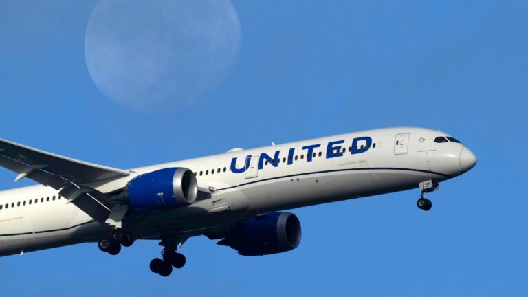 united airlines boeing 787-9 dreamliner